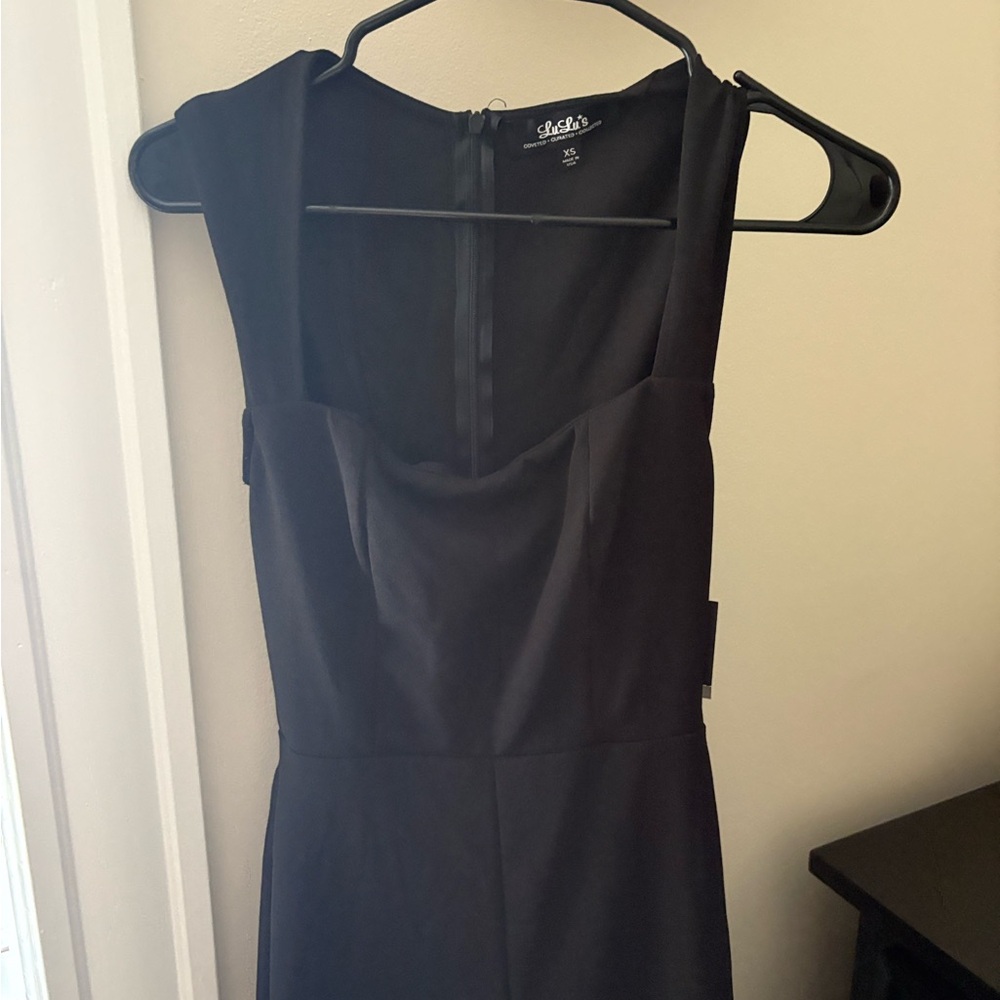Lulu's Black Sleeveless Jumpsuit